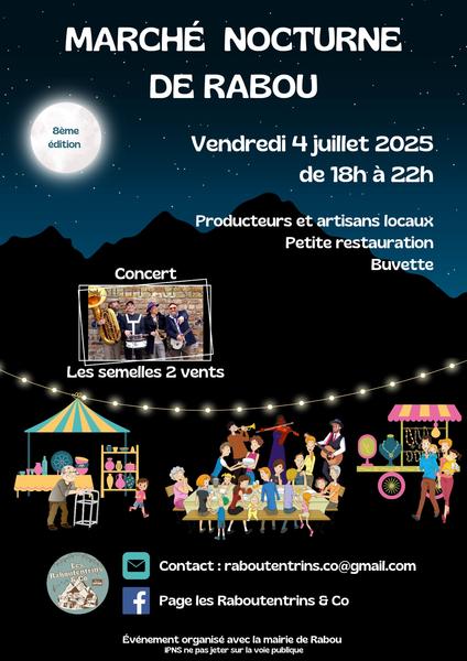 - © Mairie Rabou Marché nocturne de Rabou_Rabou - © Mairie Rabou
