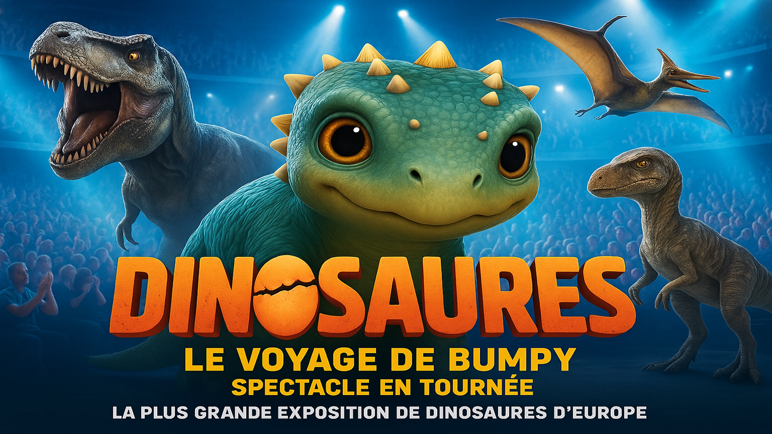 Dinosaures: Le Voyage de Bumpy, l&rsquo;exposition-spectacle – Tour 2026