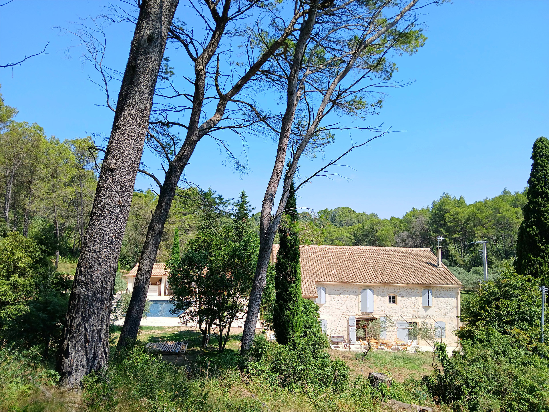 Mas LeBlanc des Alpilles à Saint-Etienne-du-Grès