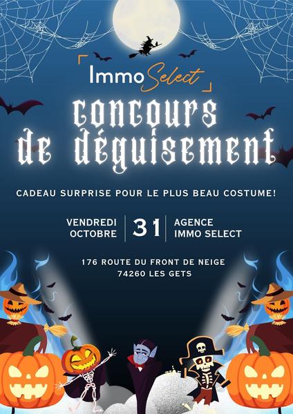 Immo Select Concours Halloween_Les Gets