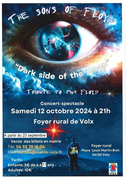 Concert spectacle "the sons of Floyd" Le 12 oct 2024