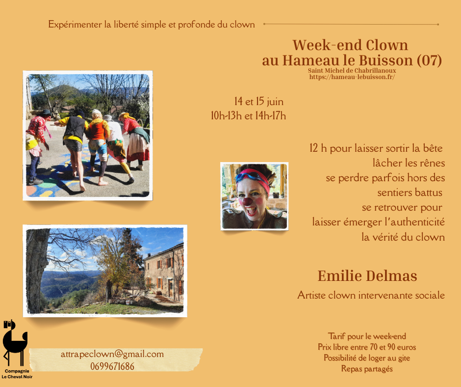 Rendez-vous futés ! : Stage Clown (2 jours)