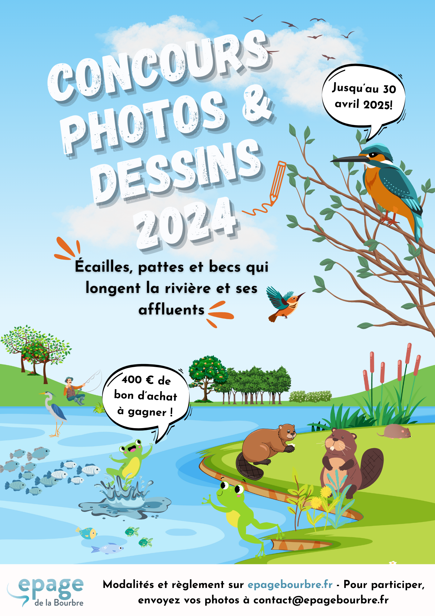 Affiche concours photos et dessins 2024