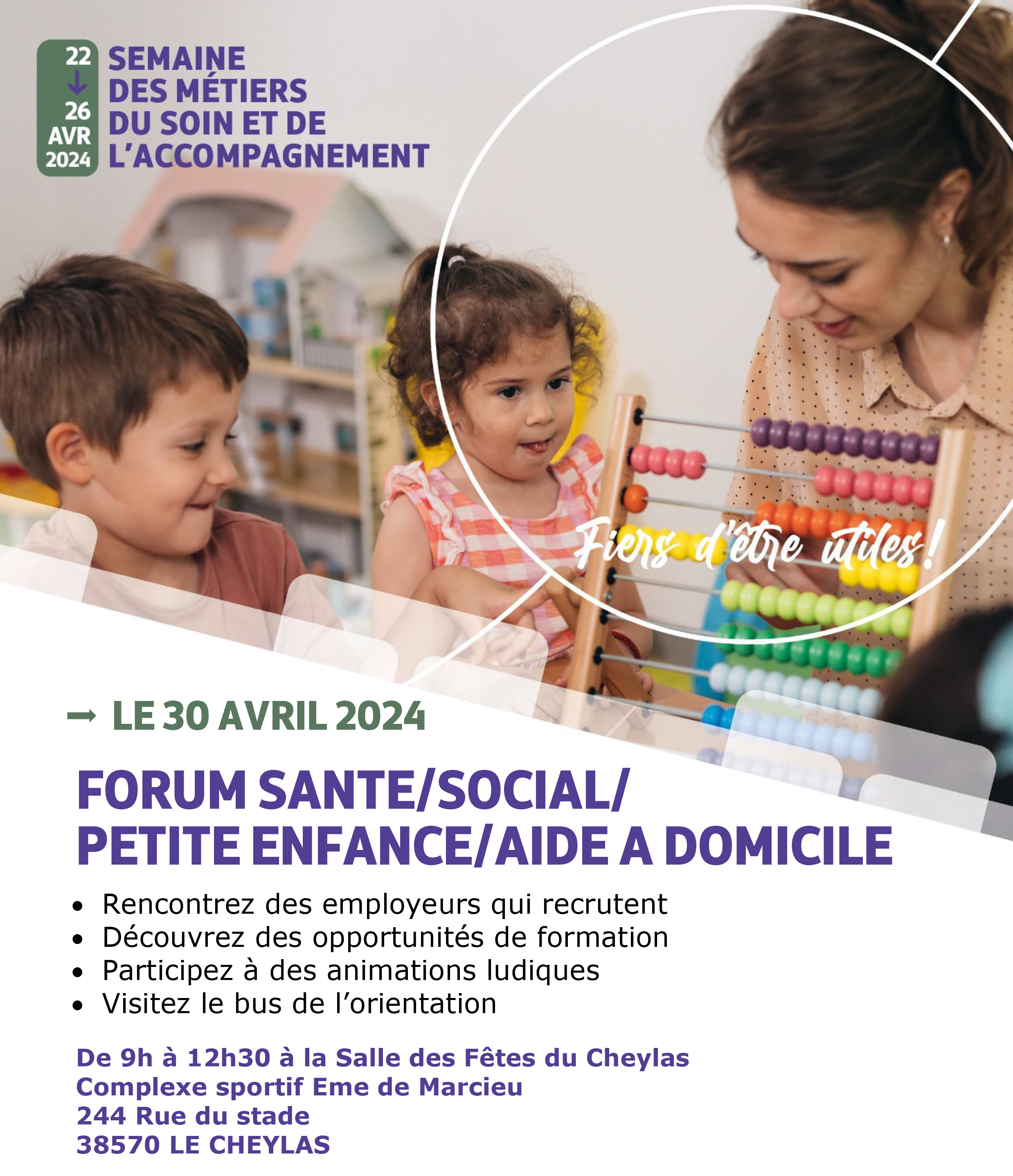 Forum santé social Petite enfance / Aide à domicile
