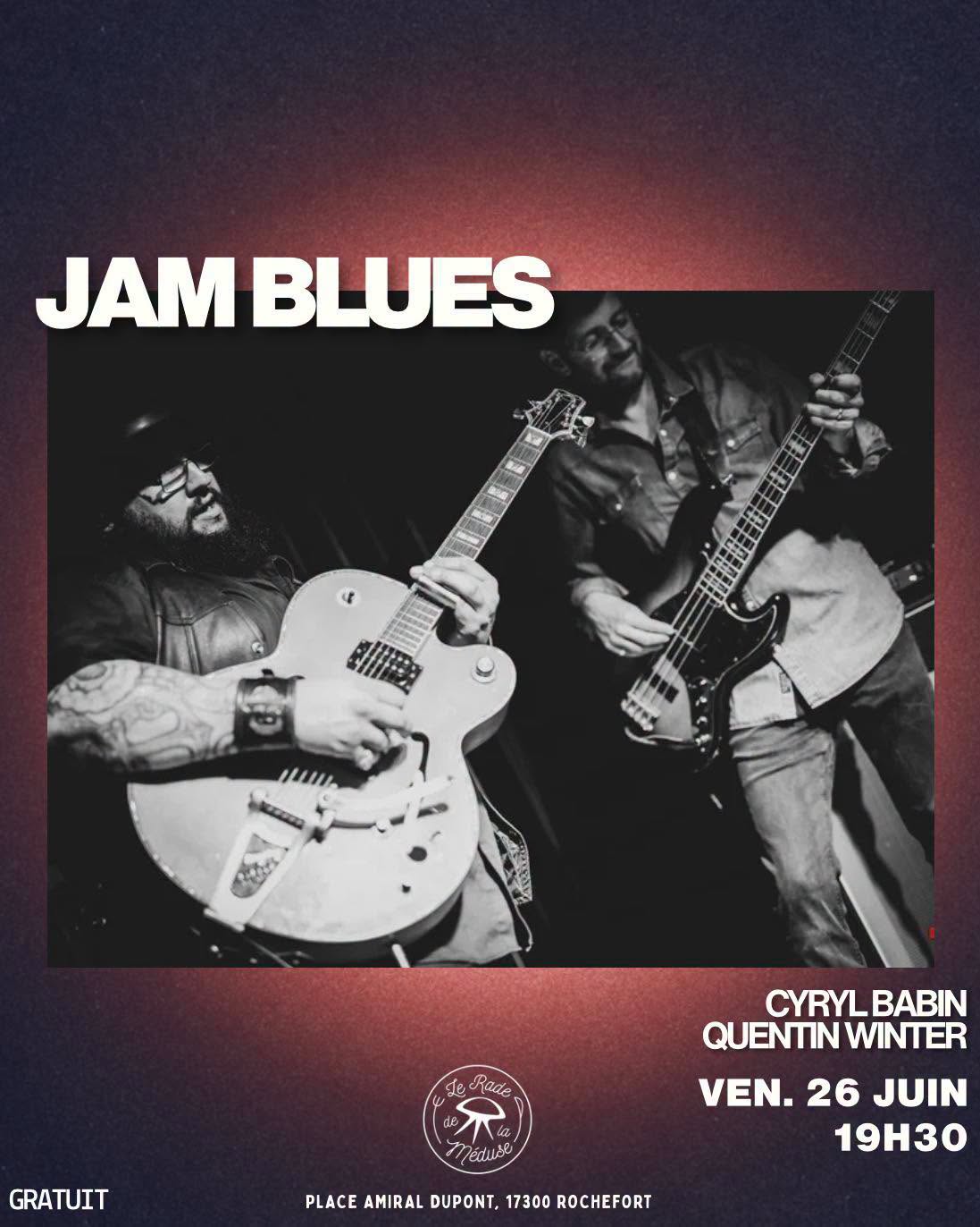 Jam blues avec Cyril Babin et Quentin Winter