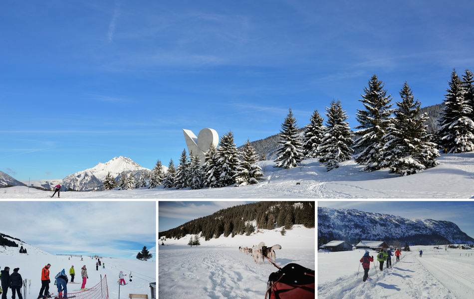 Le territoire Faucigny Glières en hiver