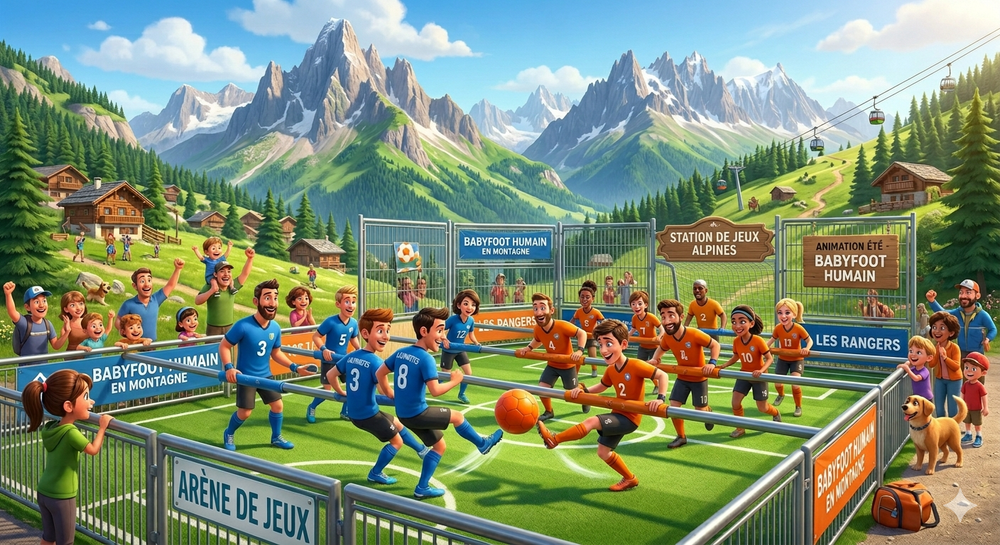 Babyfoot humain