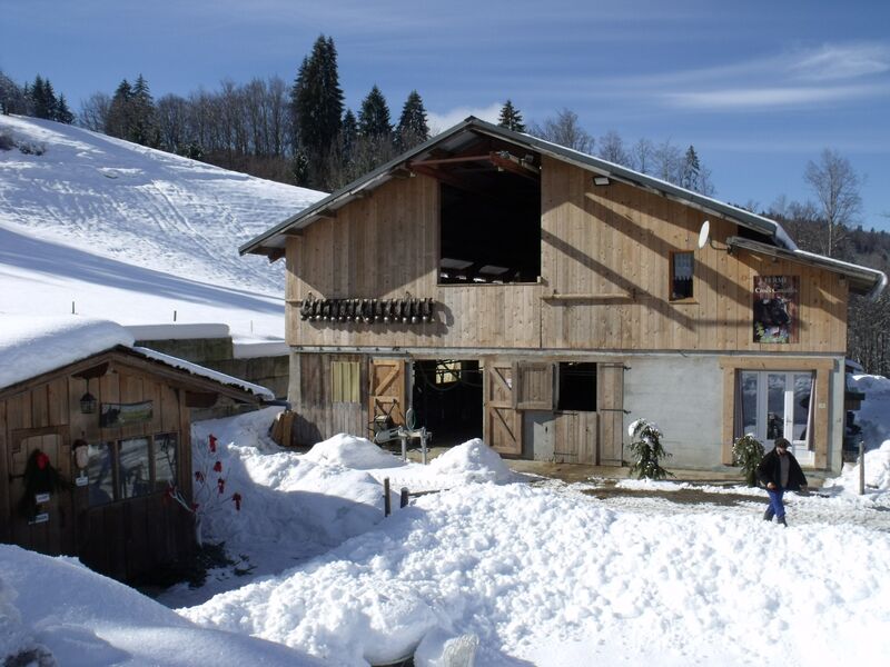 la ferme en hiver