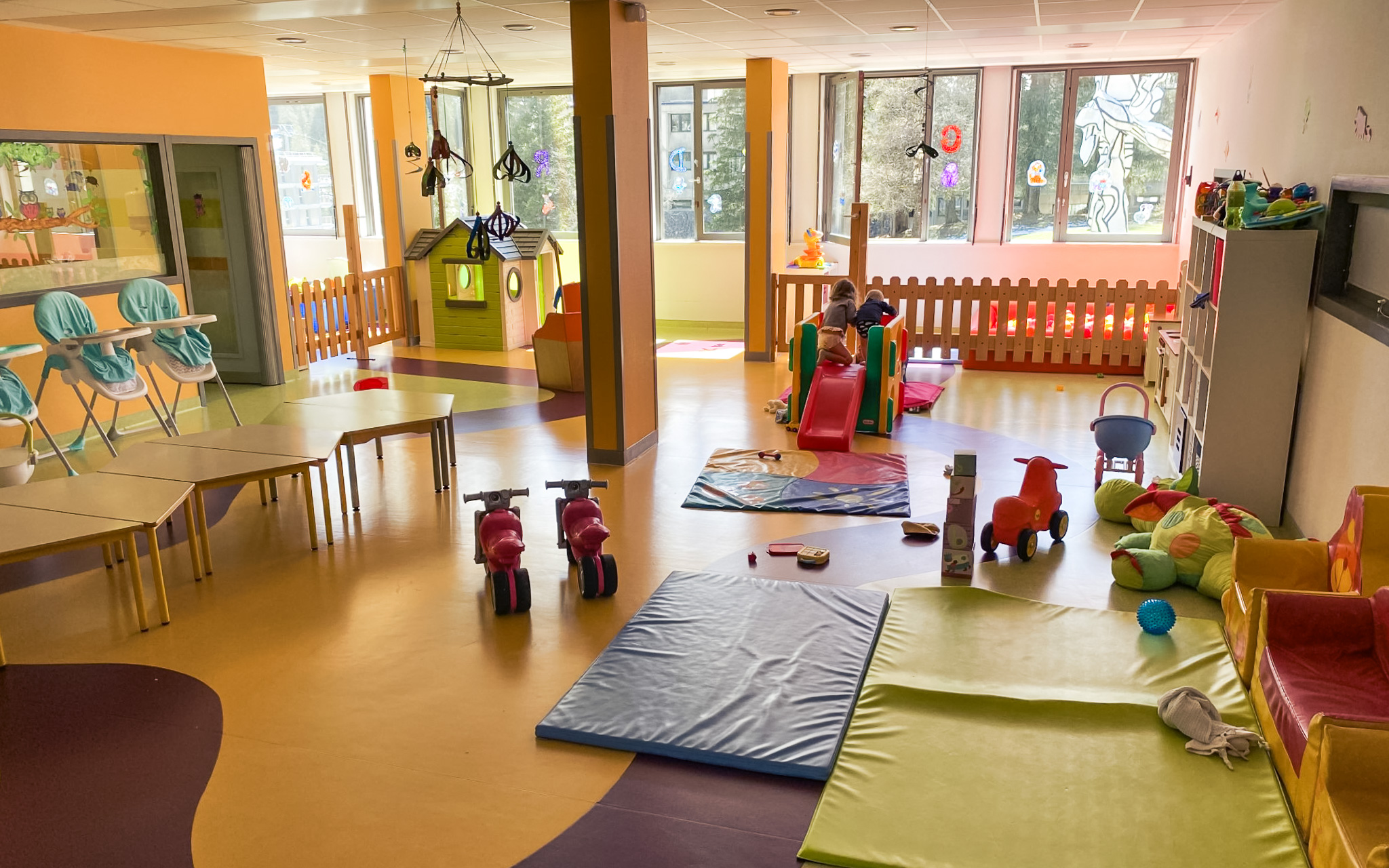 Speelkamer van het kinderdagverblijf