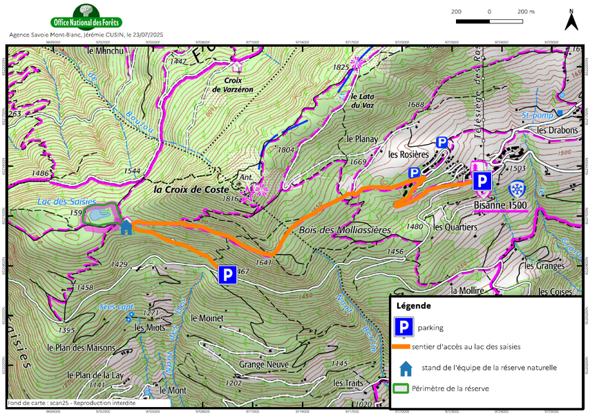 Inauguration du lac des Saisies - fête de la Myrtille_Les Saisies