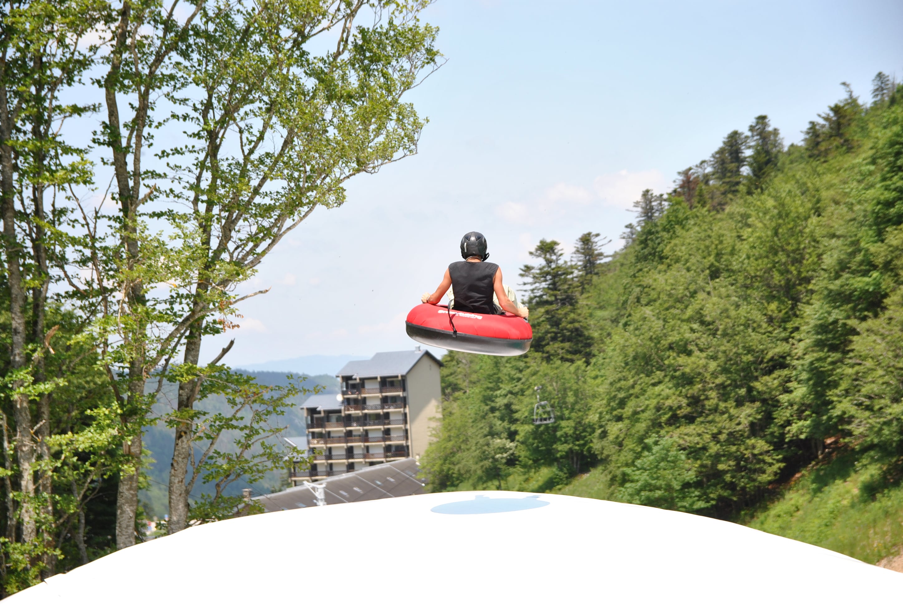 Air Bag Jump au Col de Rousset