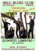 Concert "Quinteto Libertad !" - Hall Blues Club_Pélussin