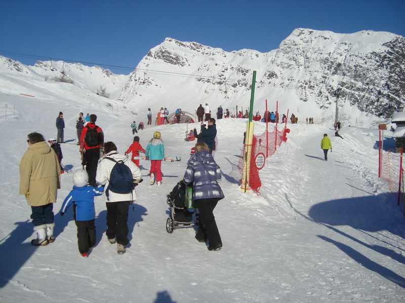 accés piétons tapis des luttins