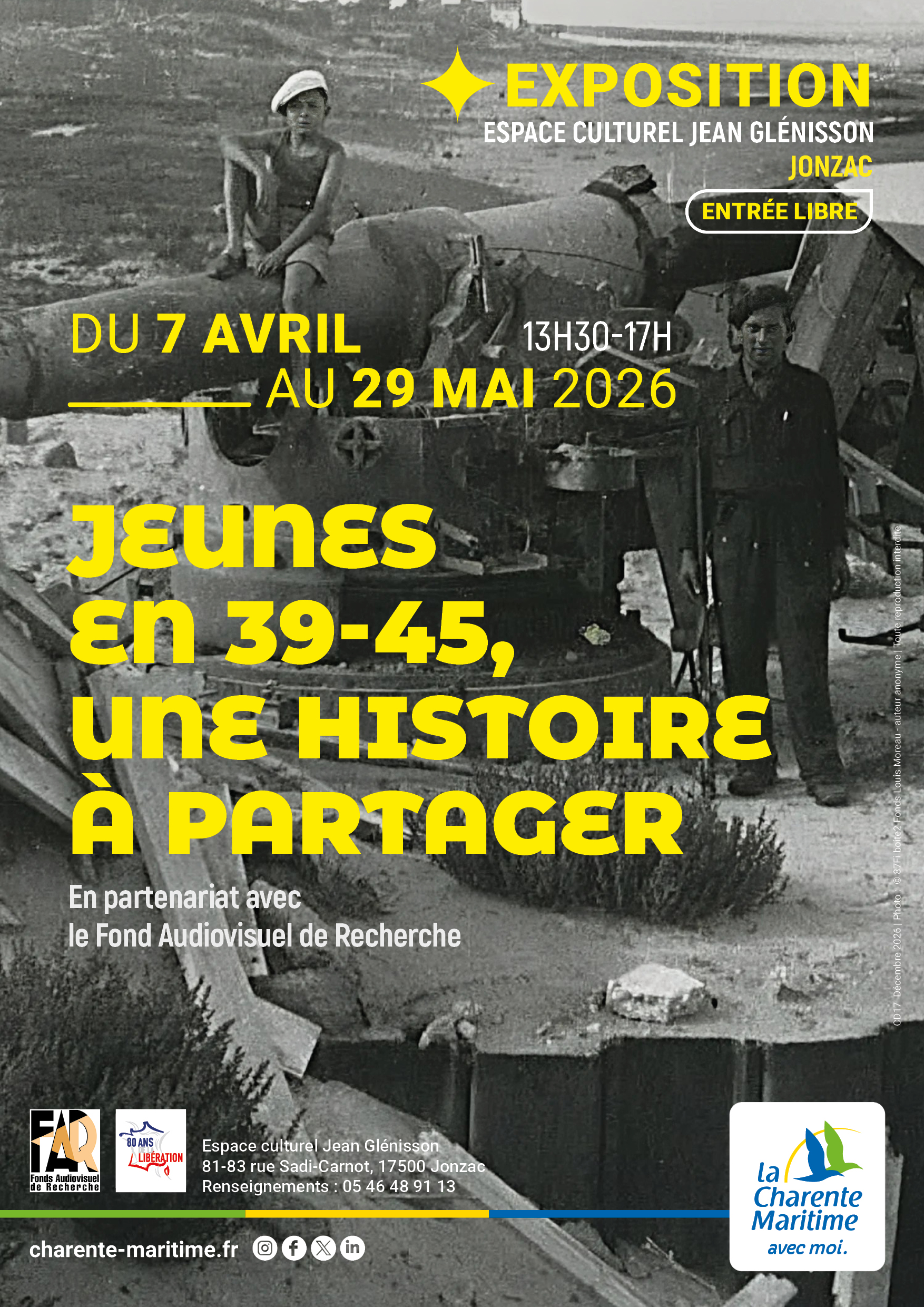 Exposition "Jeunes en 39-45, une histoire à partager"