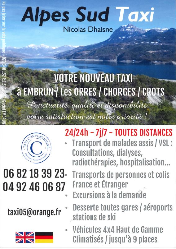 Taxi Alpes Sud