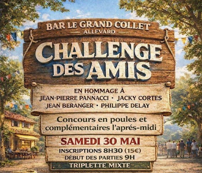 Concours de pétanque "Challenge des amis"