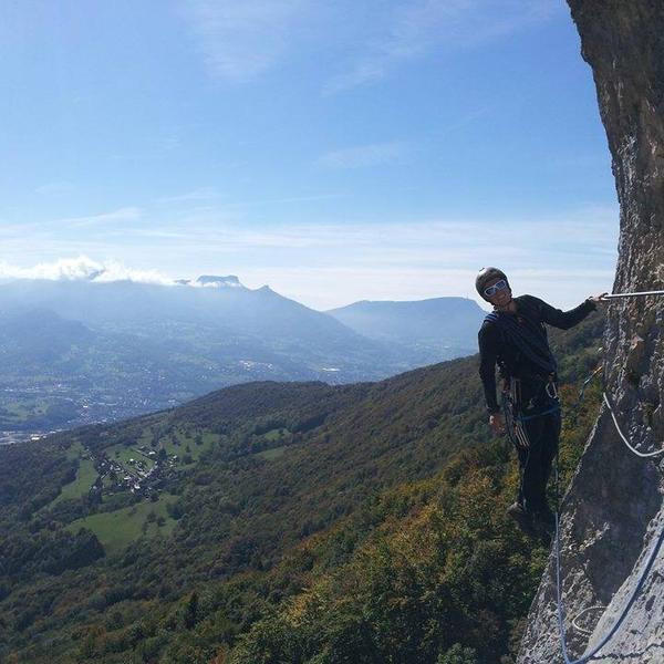 Via-ferrata Grotte à Carret