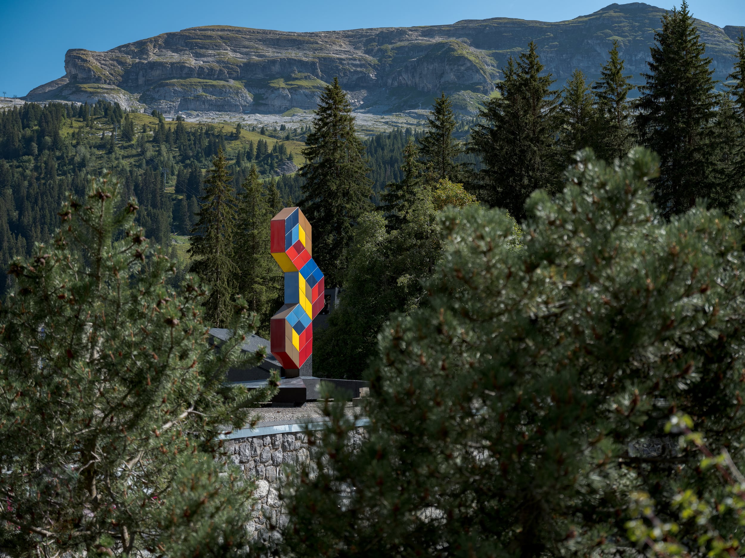 Vue des Trois Hexagones depuis le bâtiment de Véga