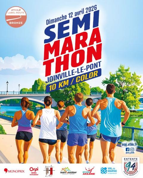 Affiche du semi-marathon de Joinville 