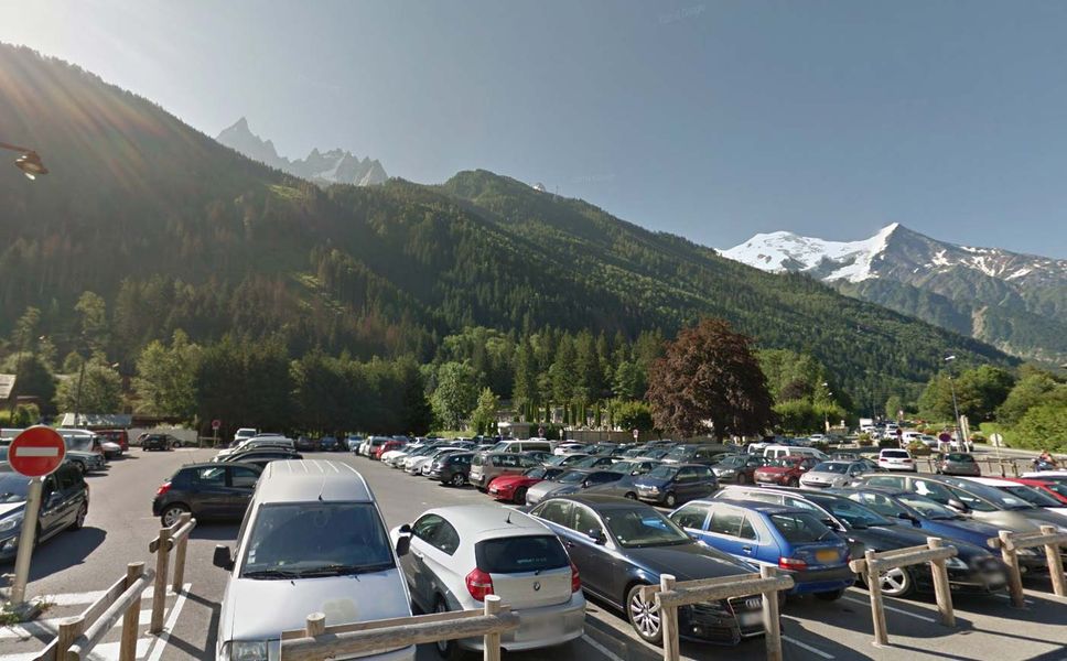 parking du biolay chamonix