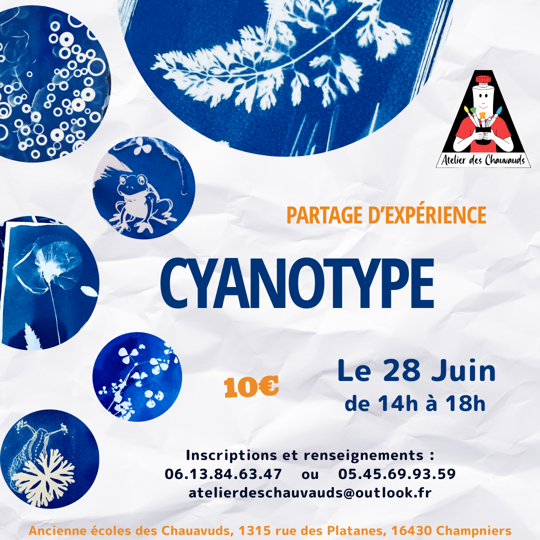 Cyanotype à l'Atelier