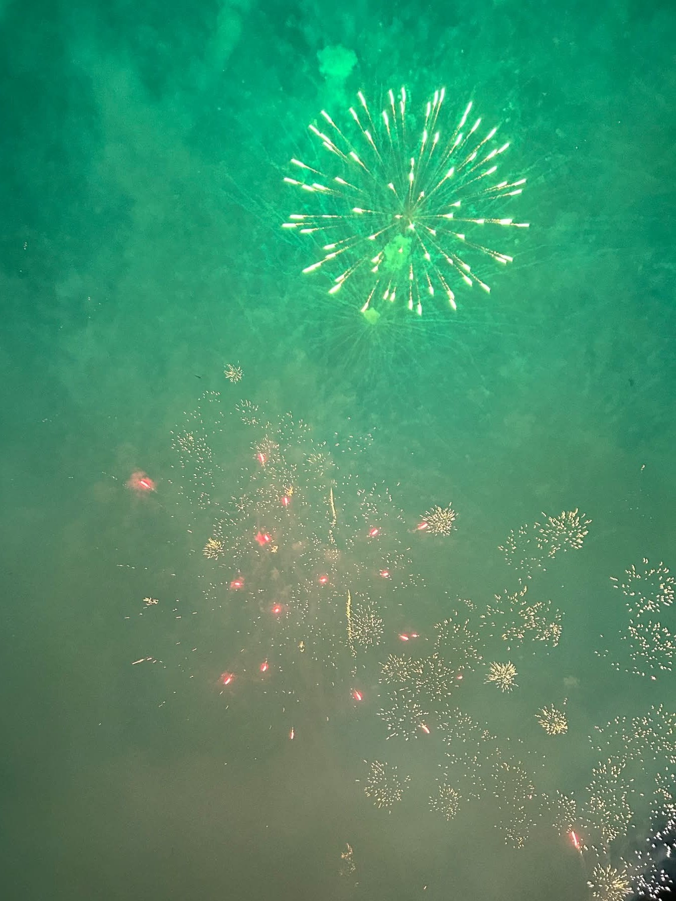 Spectacle pyrotechnique