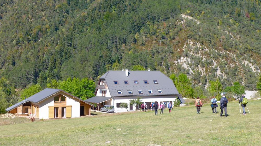 Randonneur rentrant au gîte