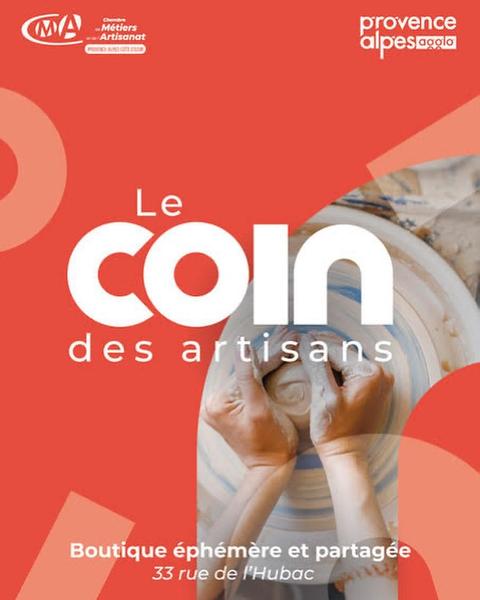 Boutique éphémère "Le Coin des Artisans" Du 3 sept au 28 déc 2024