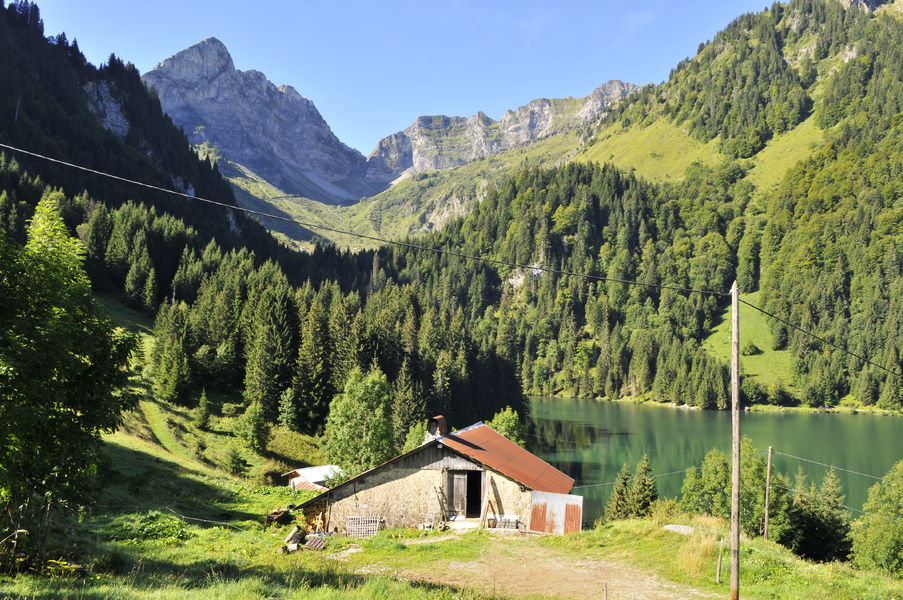 Discovery of the Lac des Plagnes Unesco Geopark site and climb to the Tindérêts refuge
