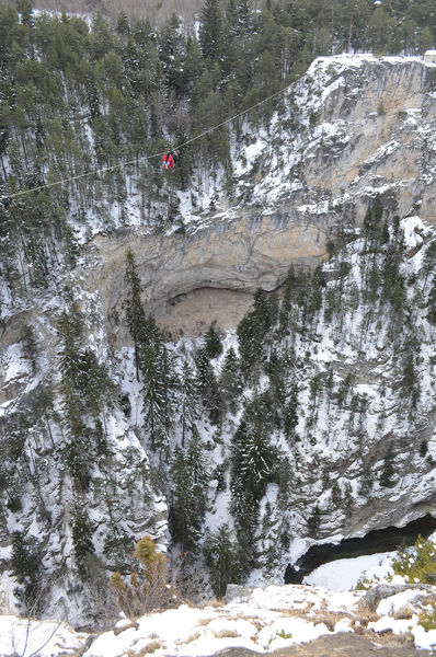 Parcours aventure du Diable Hiver
