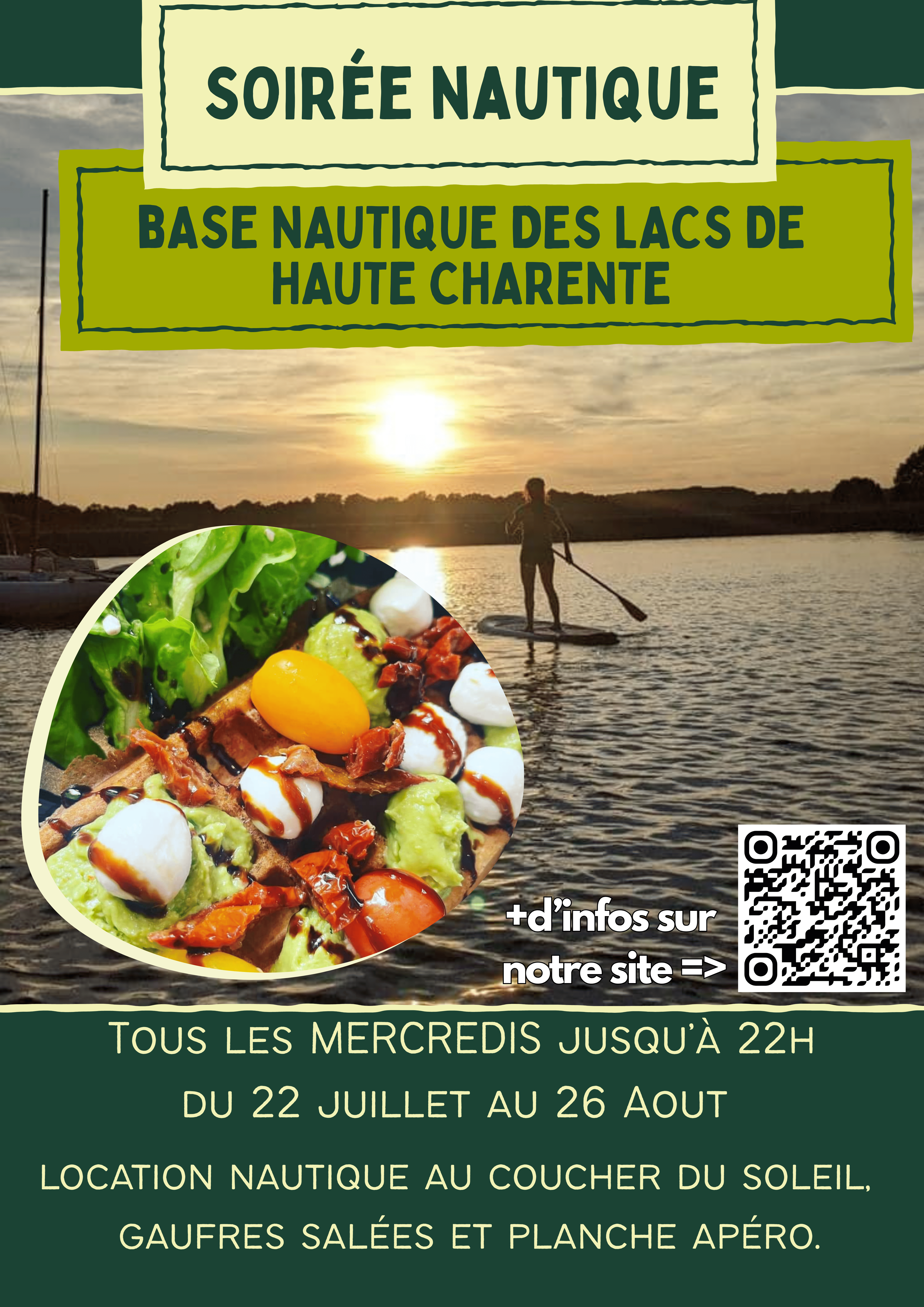 Soirée nautique au coucher du soleil
