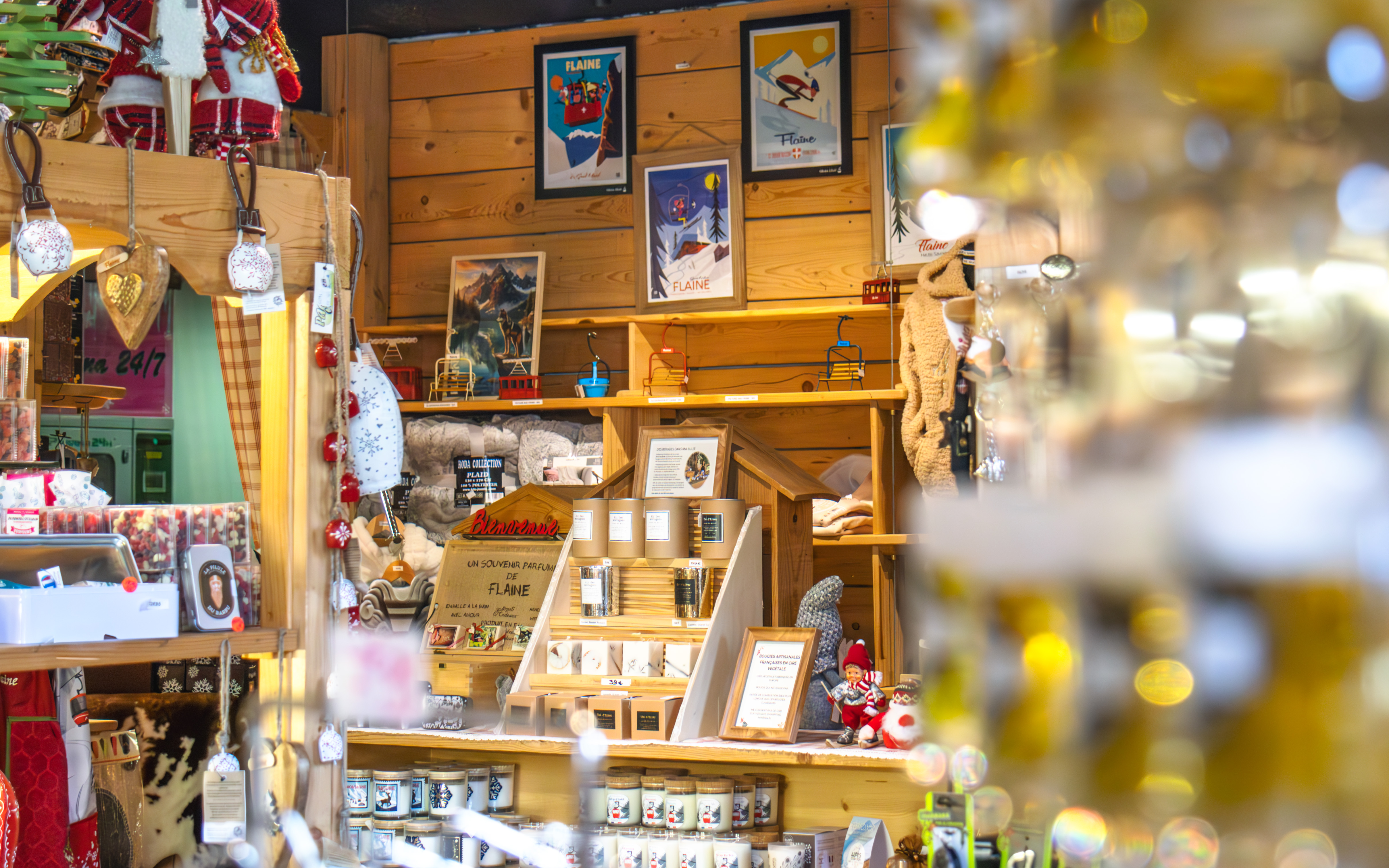 View from the counter and cash desk