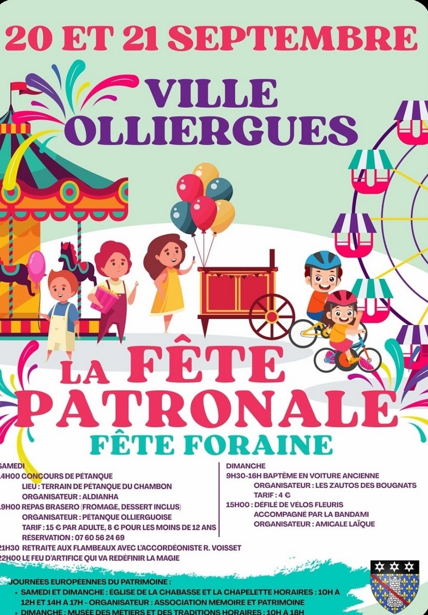 Fête patronale et JEP 2025 // Olliergues