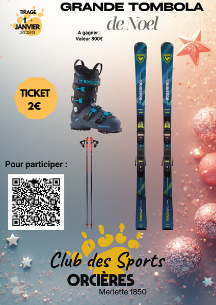 Grande tombola du Ski Club !_Orcières - © SCOM