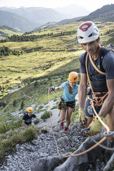 Via ferrata au Grand-Bornand avec un guide