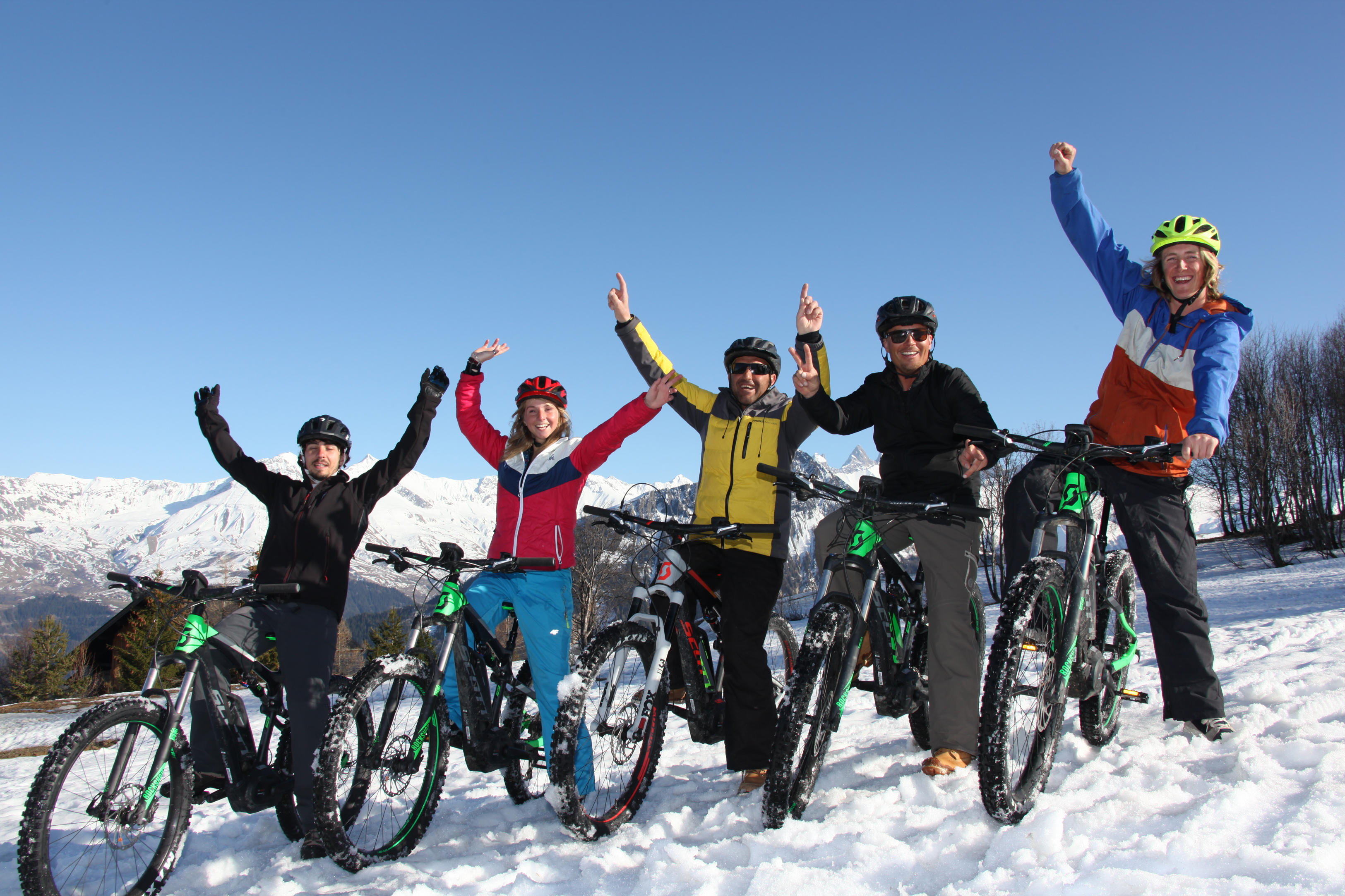 La Toussuire VTT et VTTAE sur neige