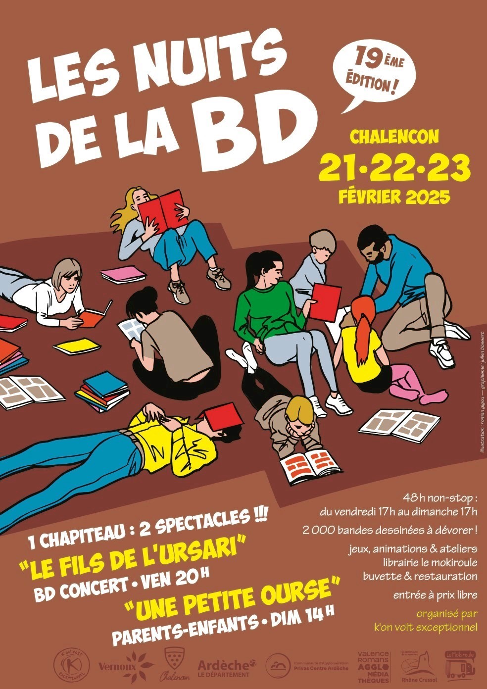 Afiche de la 19ème édition du festival 