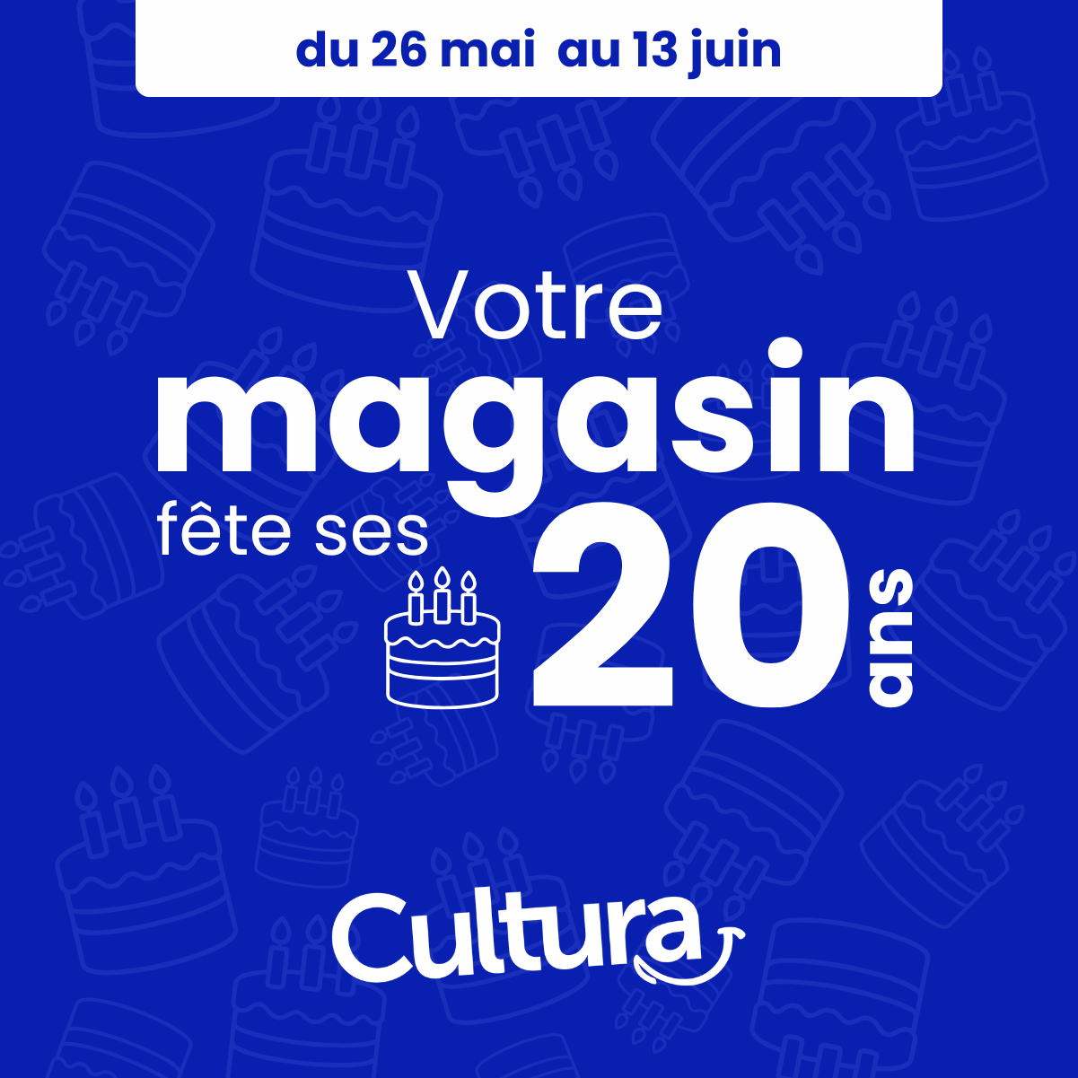 20 ans Cultura Franconville !