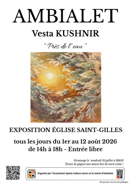 Exposition église Saint-Gilles - Vesta Kushnir