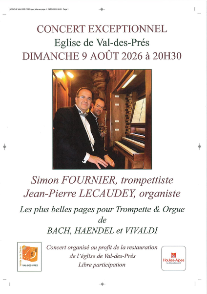 Concert Duo Trompette et Orgue