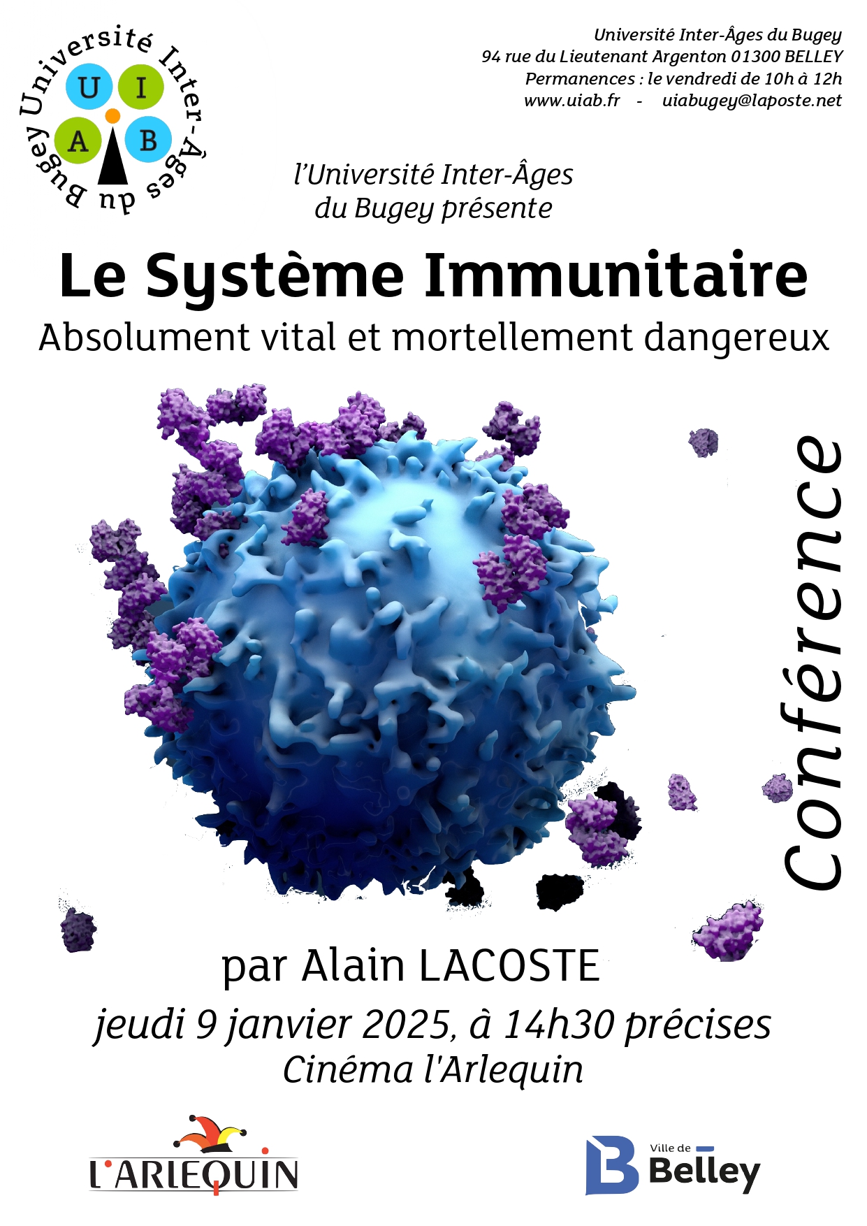 Conférence de l'UIAB : le système immunitaire