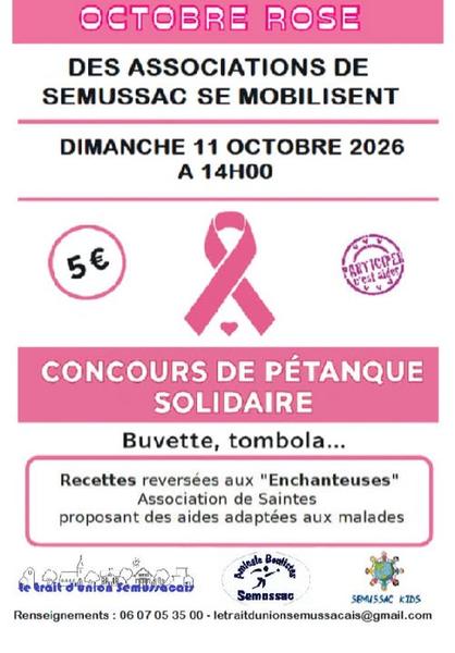 Concours de pétanque solidaire