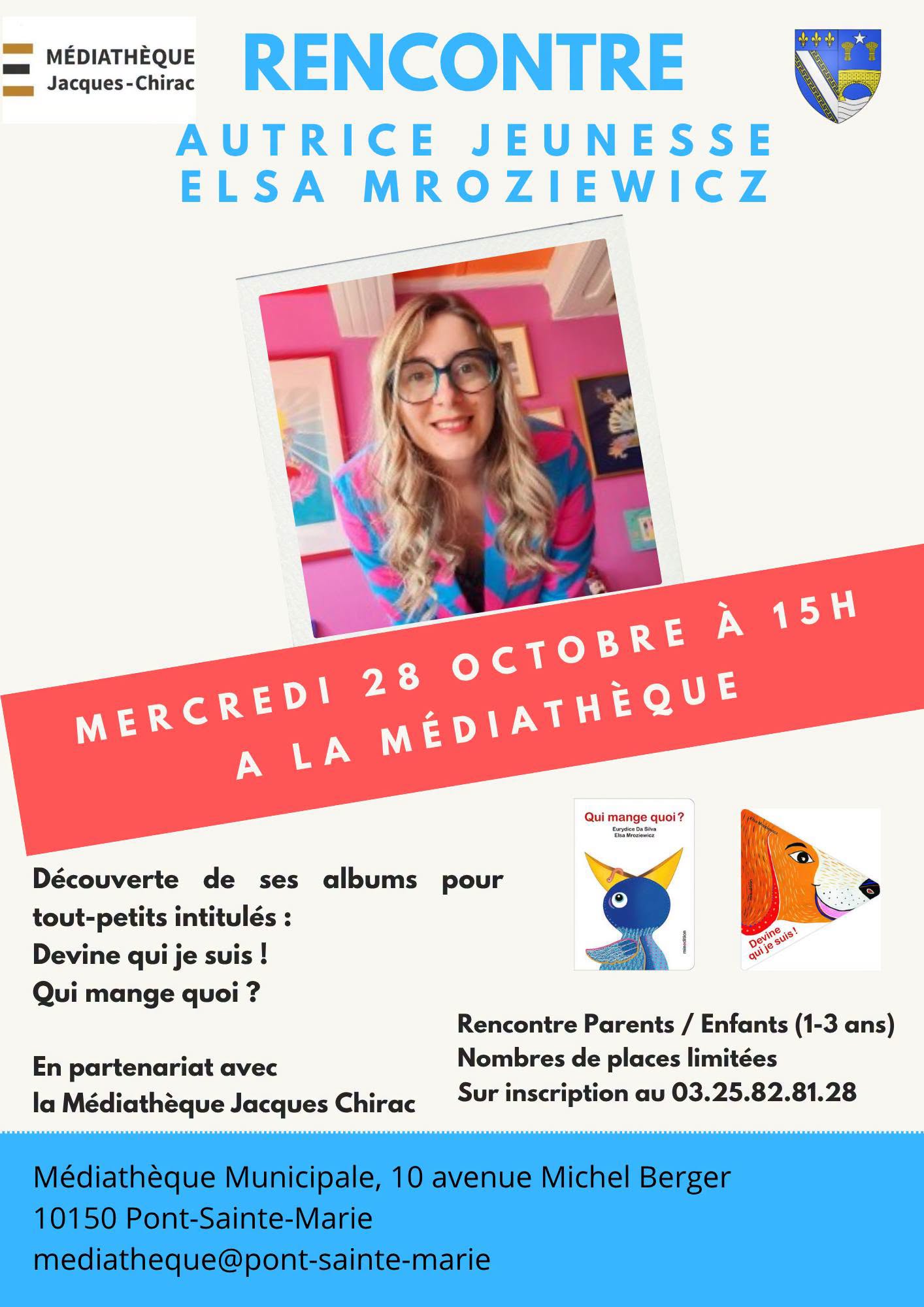 Rencontre avec Elsa Mroziewicz – Découverte d'albums jeunesse