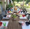Terrasse Petit déjeuner en terrasse Ⓒ Gîtes de France
