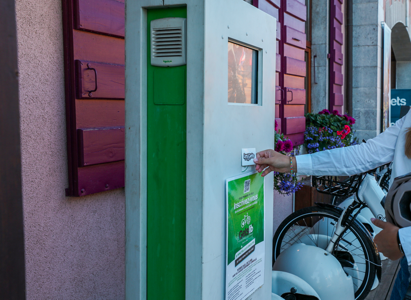 Borne GetsLib': Route des Chavannes (La Culaz)