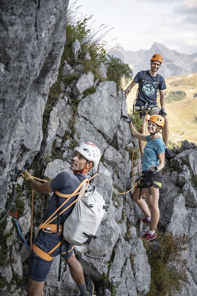 Via ferrata au Grand-Bornand avec un guide
