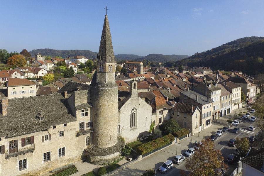 Vue aérienne Crémieu