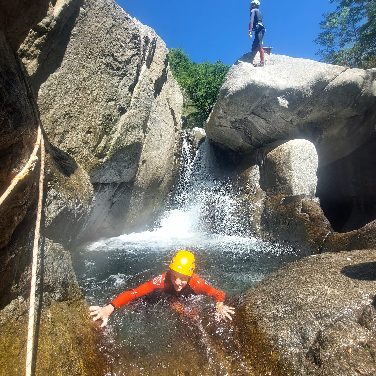 Canyoning Demi-J Gourgas avec GEO