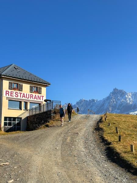Le Prarion au départ des Toilles