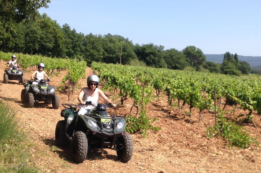 Balade en quad et dégustation de vins à Pierrefeu-du-Var